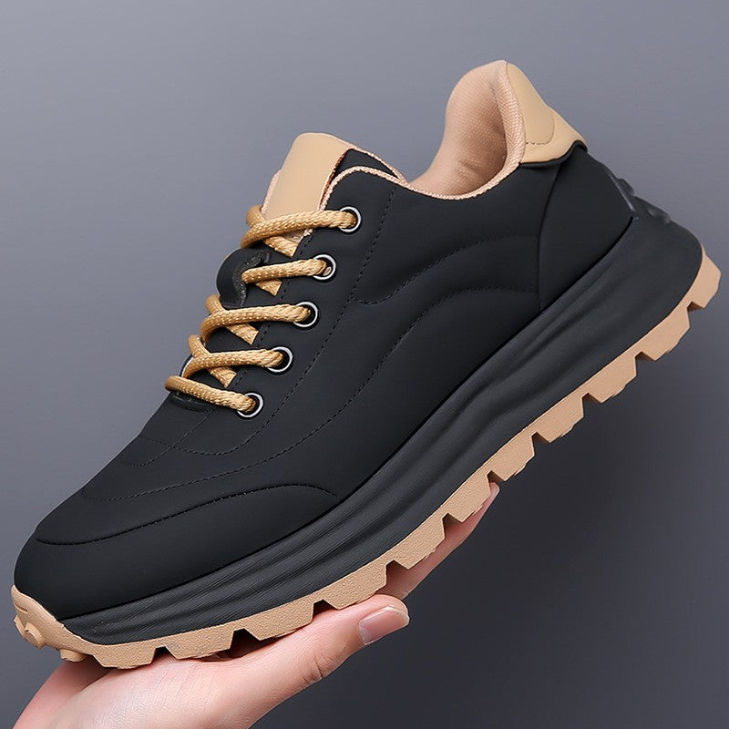 cpy48-2025 Men's sports style casual leather shoes