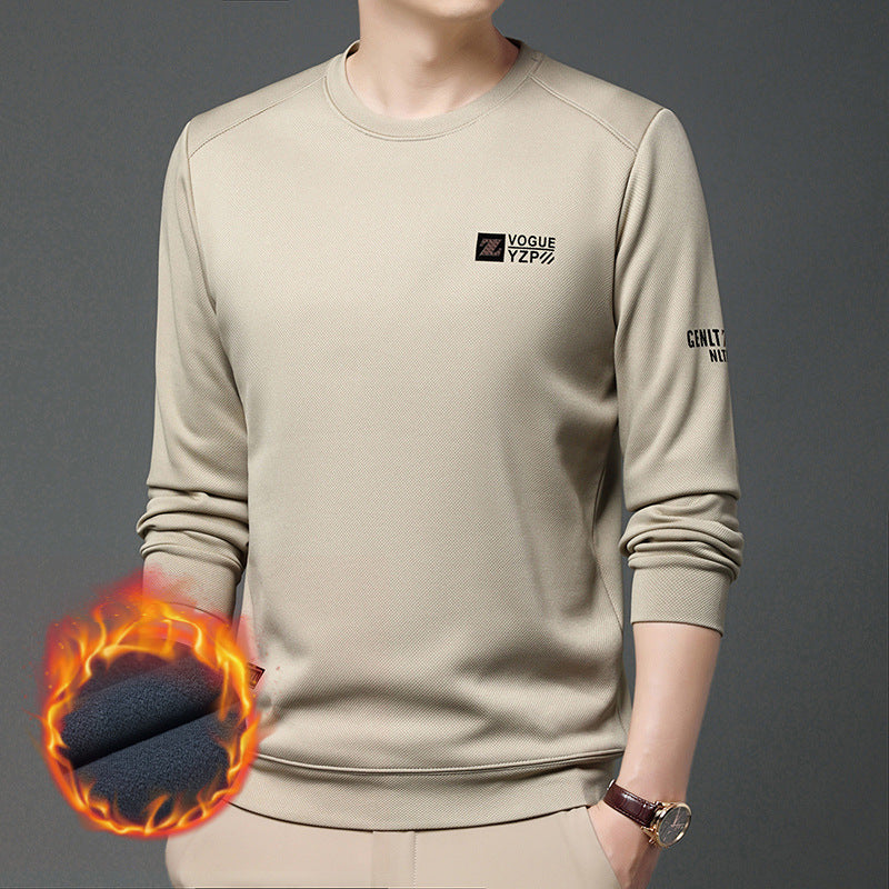you241-Men's thick fleece sweatshirt
