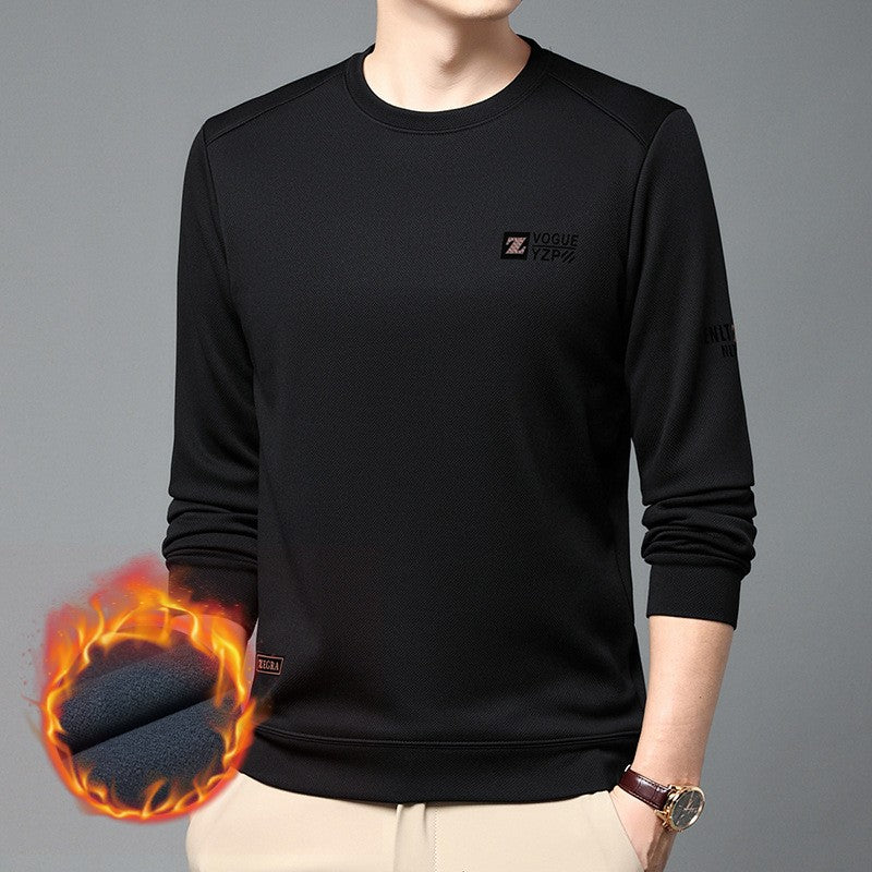 you241-Men's thick fleece sweatshirt