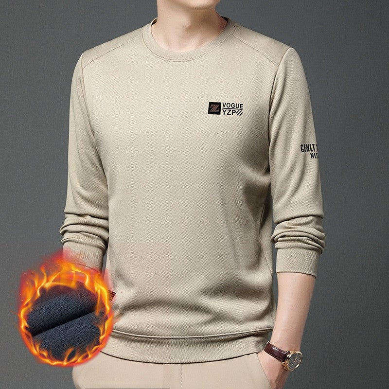 you241-Men's thick fleece sweatshirt