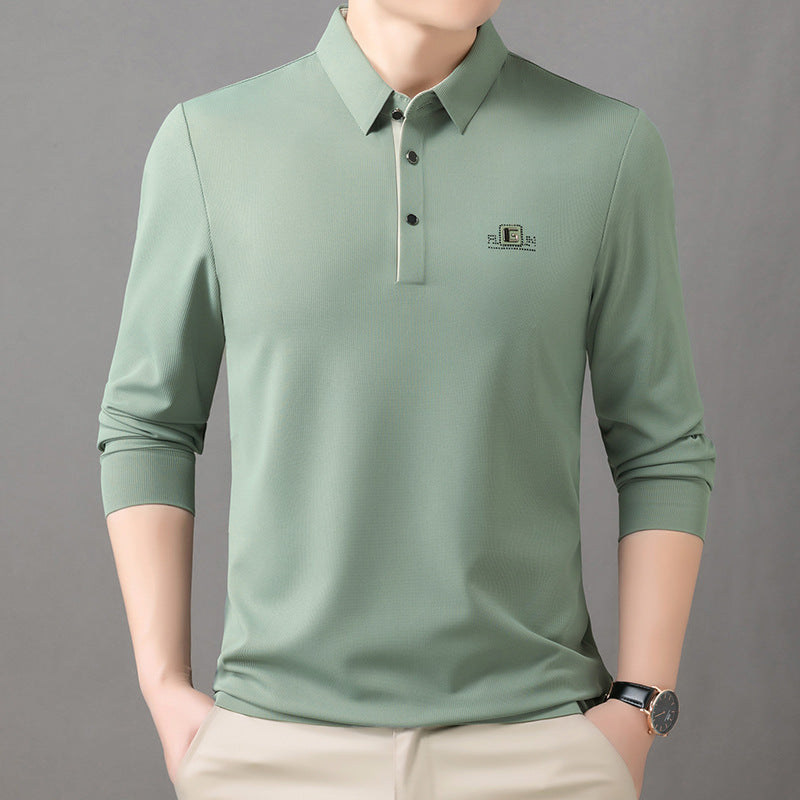zq261-Seamless men's long-sleeved T-shirt