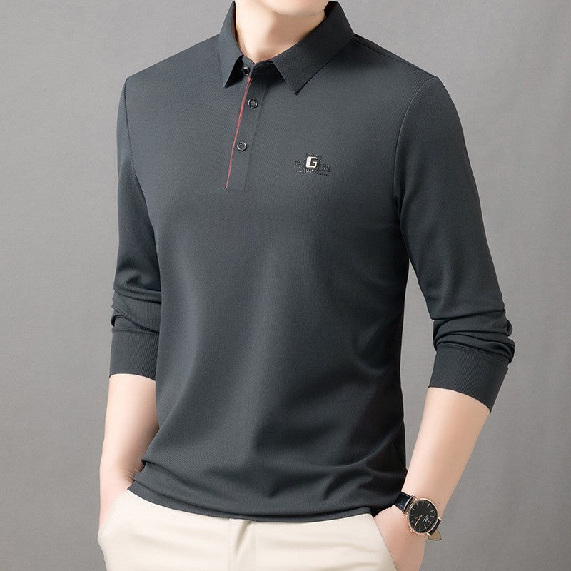zq261-Seamless men's long-sleeved T-shirt