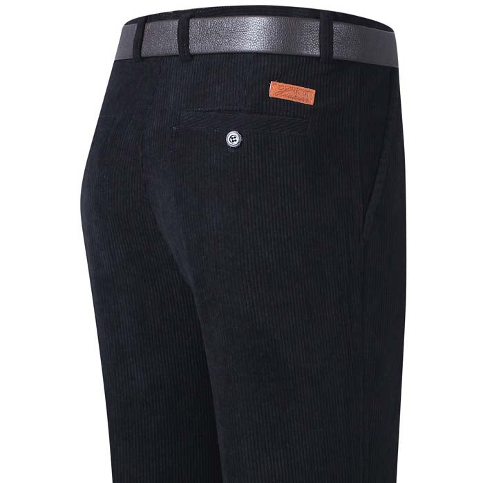 hins144-Autumn and winter men's casual loose straight striped trousers
