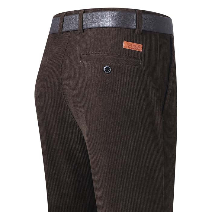 hins144-Autumn and winter men's casual loose straight striped trousers