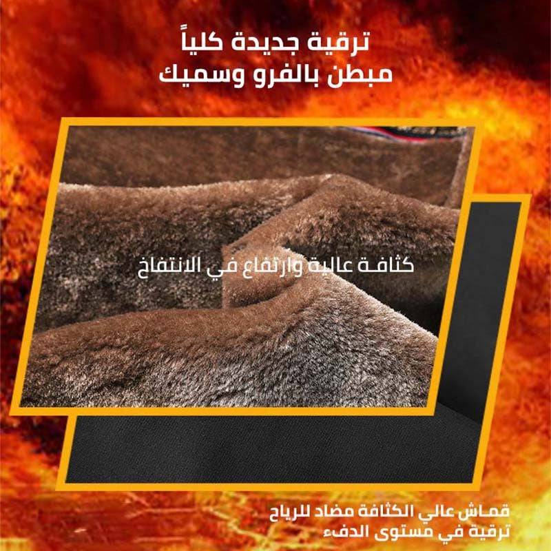2024 سترة مبطنة بالقطن مع ياقة واقفة ومزودة بمادة الجرافين وبطانة مخملية جديدة(cm107)