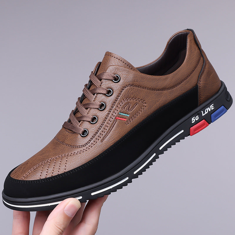 Fashionable and comfortable men's casual leather shoes(px162)