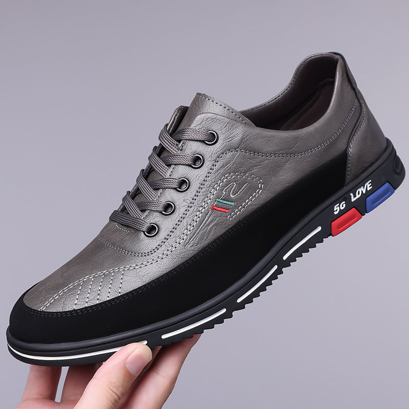Fashionable and comfortable men's casual leather shoes(px162)
