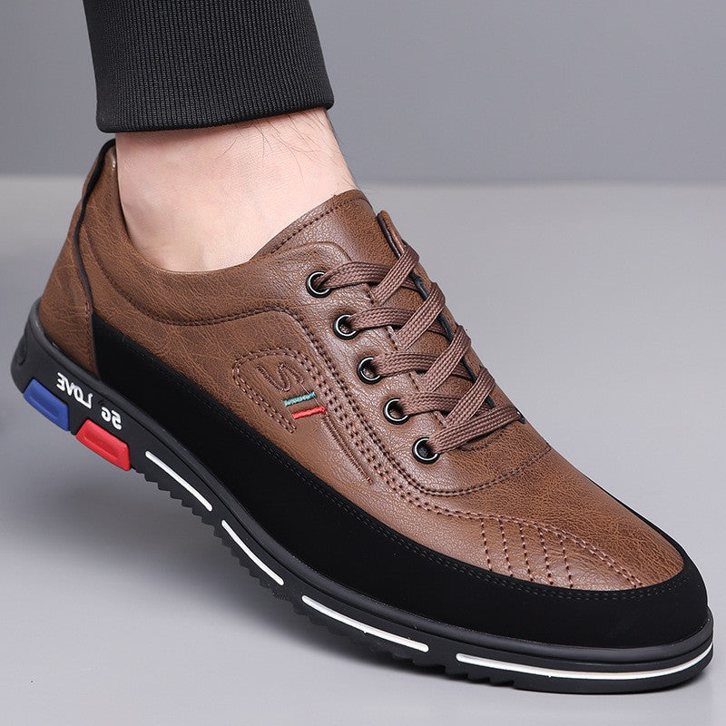 Fashionable and comfortable men's casual leather shoes(px162)