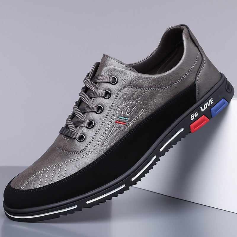 Fashionable and comfortable men's casual leather shoes(px162)