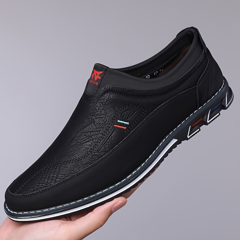 iq110-Men's casual fashion leather shoes