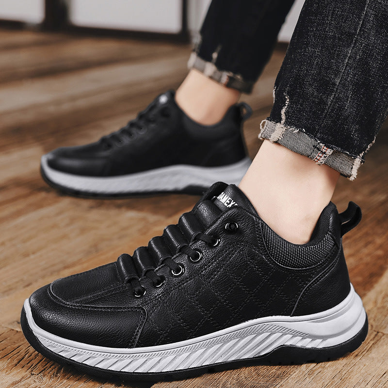 Men's lightweight fashion casual sports leather shoes(px94)