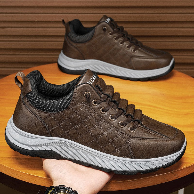 Men's lightweight fashion casual sports leather shoes(px94)