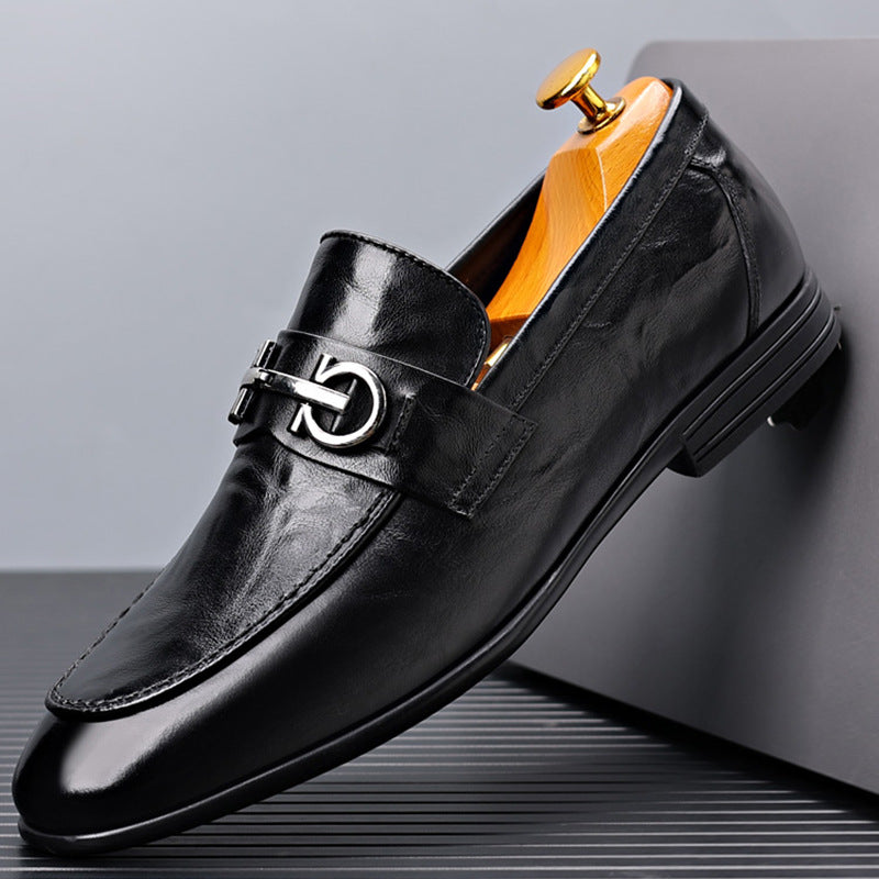 Men's British style business casual leather shoes(cm253)