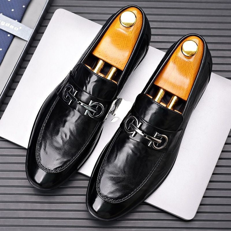 Men's British style business casual leather shoes(cm253)