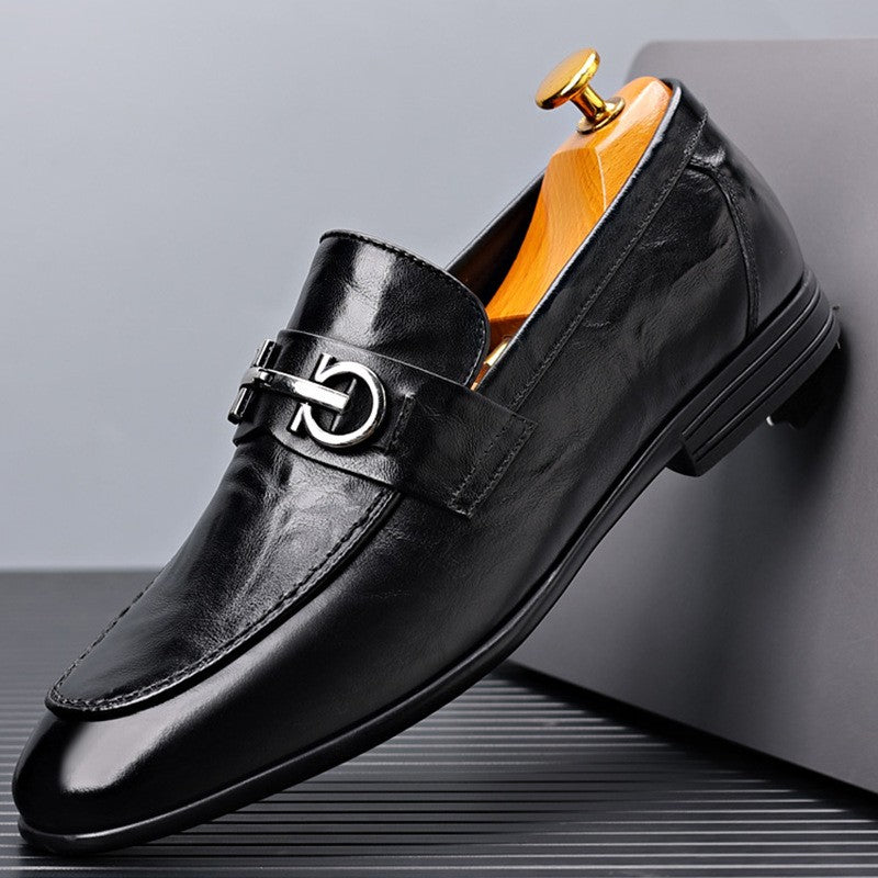 Men's British style business casual leather shoes(cm253)
