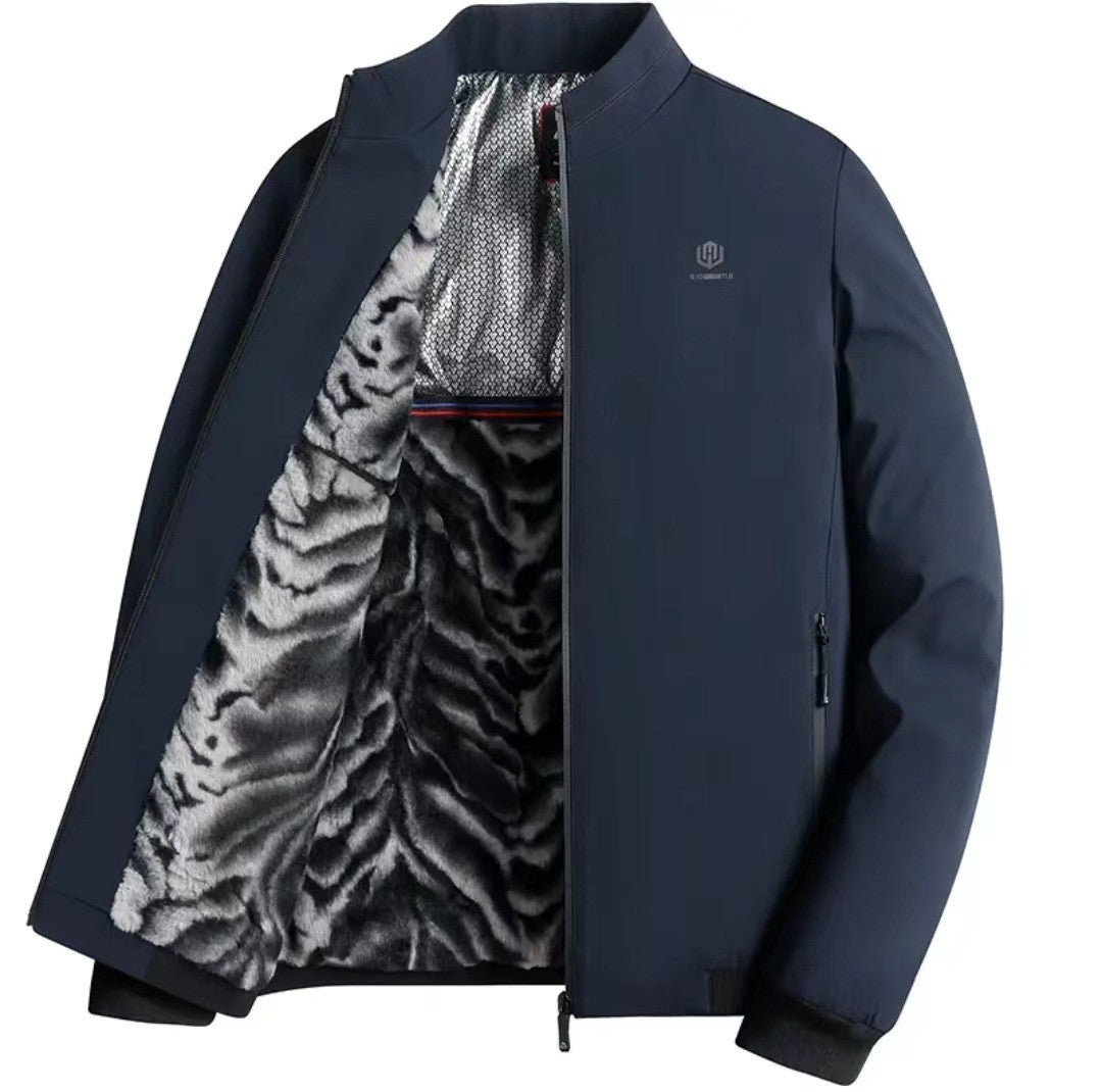 zq302-Men's thick fleece jacket