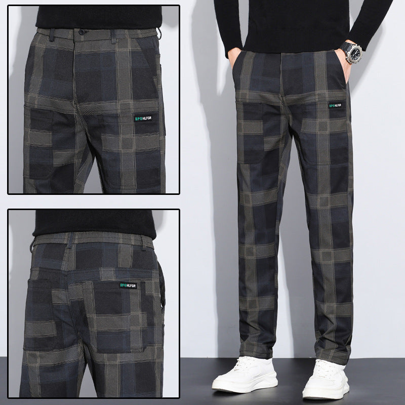 zd292-Men's autumn and winter straight casual pants