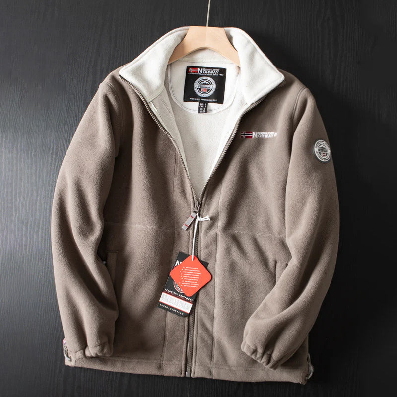 cm167-Men's thick fleece jacket
