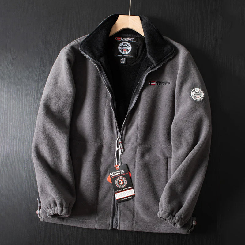 cm167-Men's thick fleece jacket