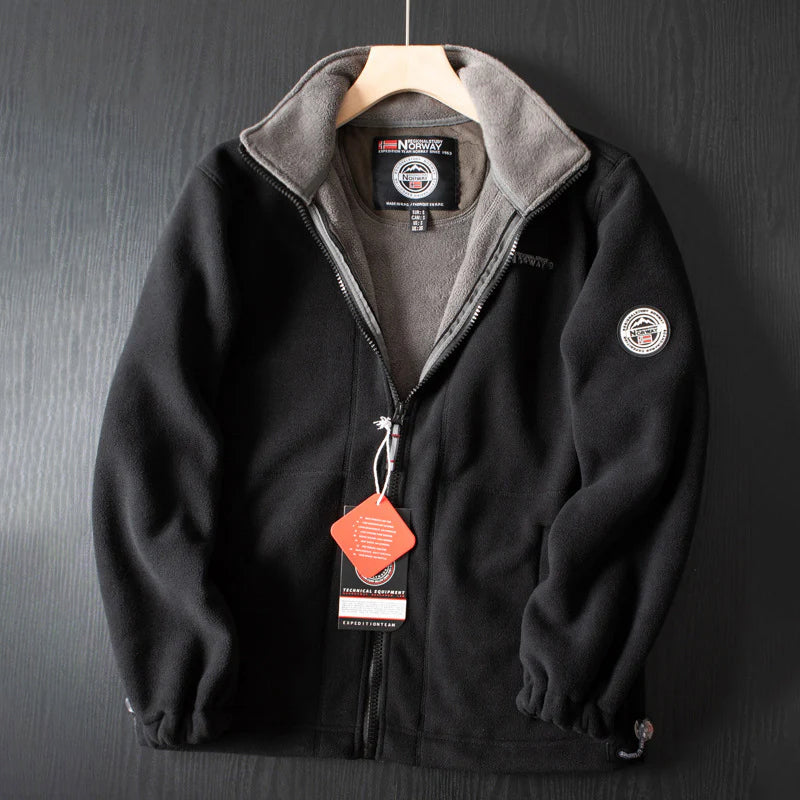 cm167-Men's thick fleece jacket