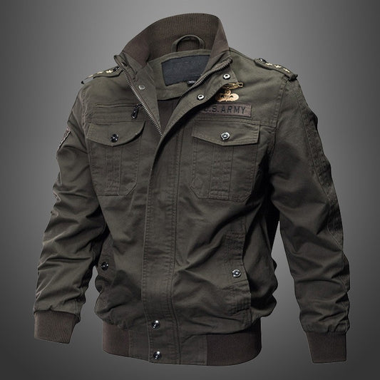 zq340-Spring and autumn men's large size jacket