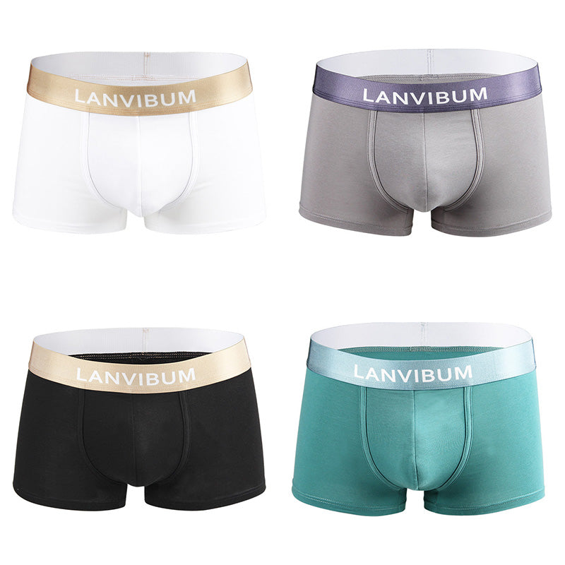 qh345-Antibacterial breathable men's underwear