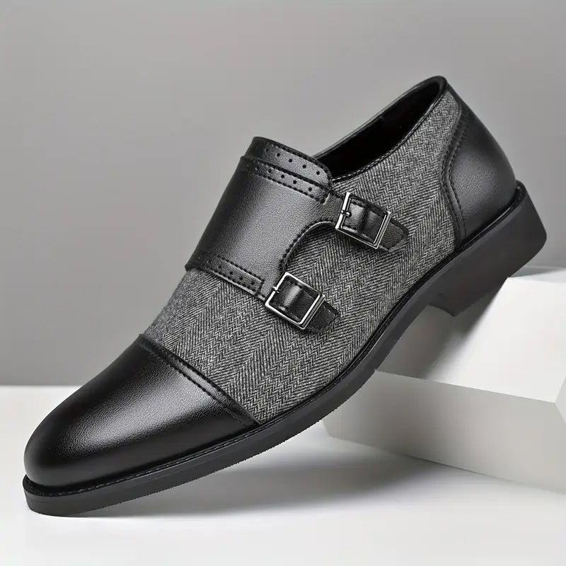Men's new retro business leather shoes(px121)