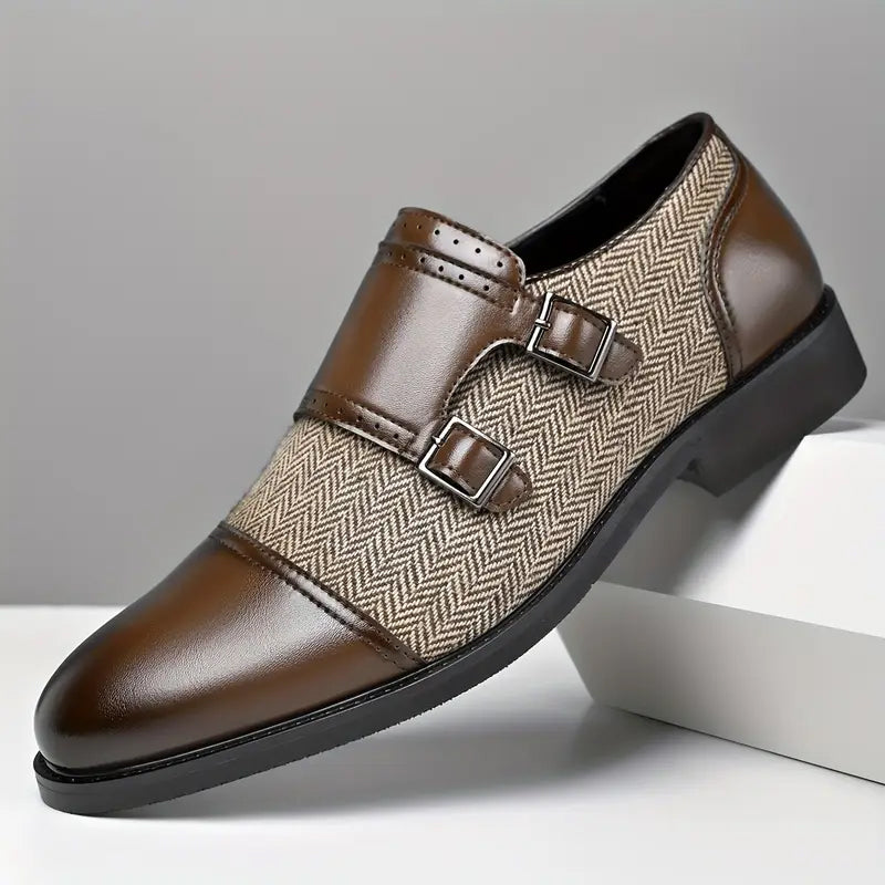 Men's new retro business leather shoes(cm184)