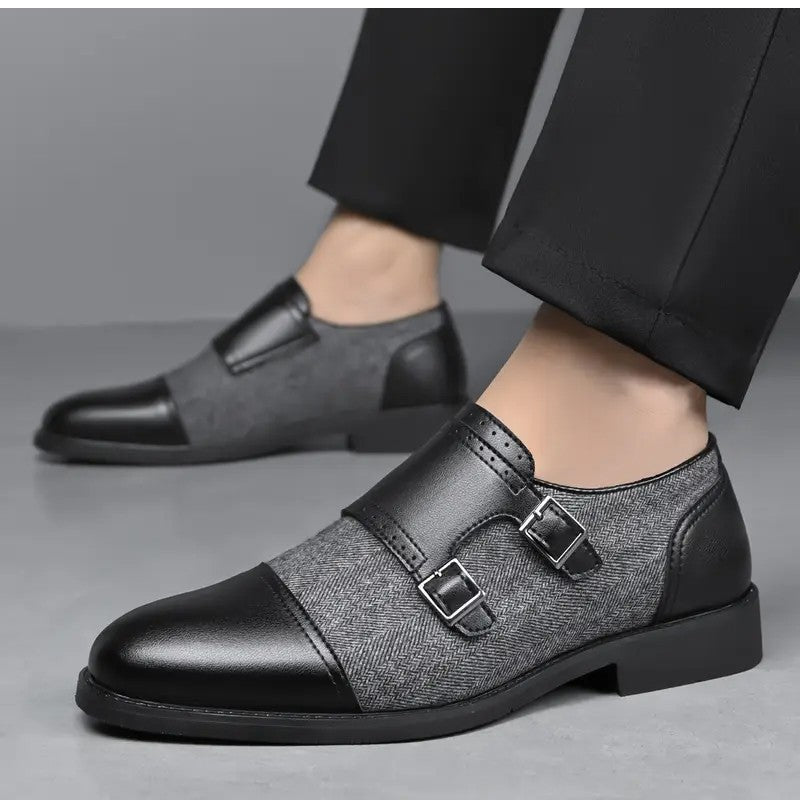 Men's new retro business leather shoes(px121)