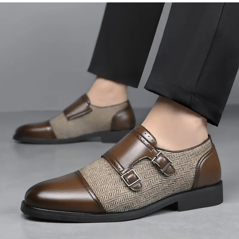Men's new retro business leather shoes(px121)