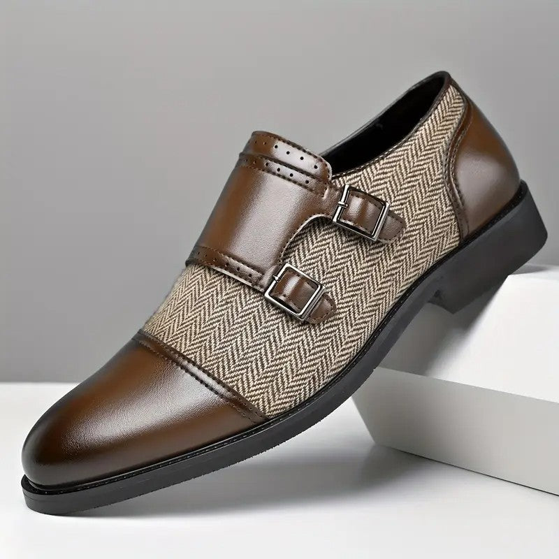 Men's new retro business leather shoes(px121)