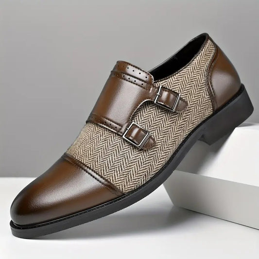 Men's new retro business leather shoes(px121)