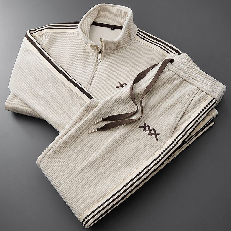 cm190-Men's fashion casual warm sports suit