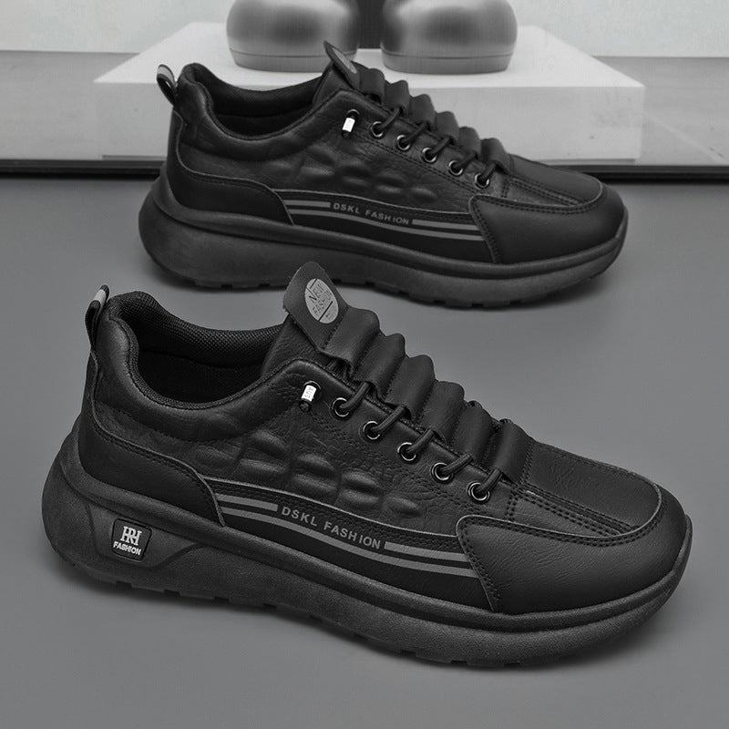 2025 Men's waterproof soft sole running shoes