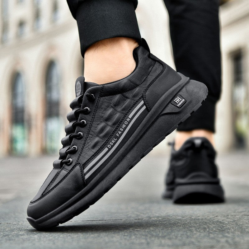 2025 Men's waterproof soft sole running shoes