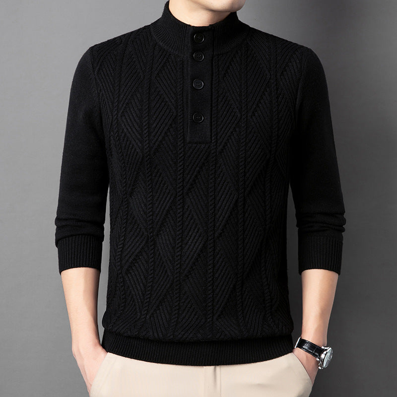 zd309-Autumn and winter men's warm knitted sweaters