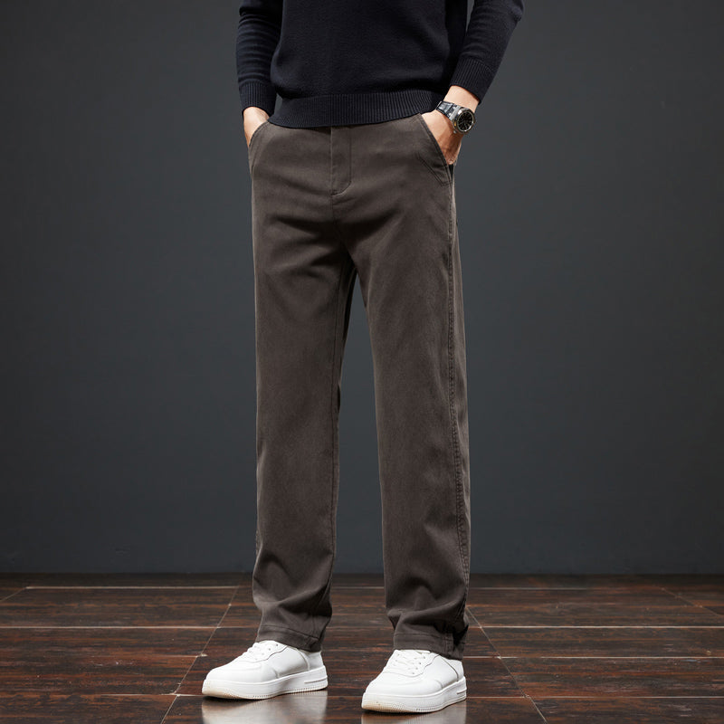 Men's new casual business straight trousers(you348)