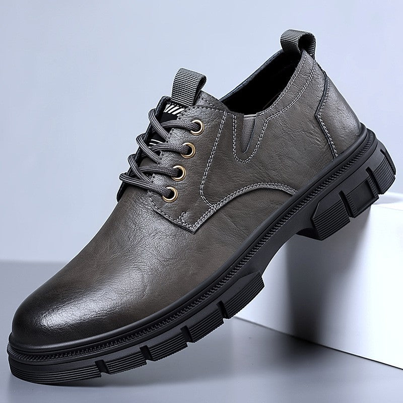 Men's outdoor casual lace-up retro leather shoes(cm274)