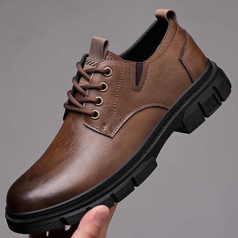 Men's outdoor casual lace-up retro leather shoes(cm274)