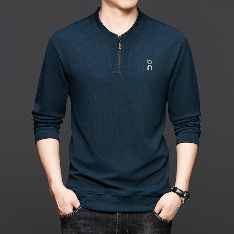 Men's Casual Fashion Long Sleeve Half Zip Sweatshirt(you352)