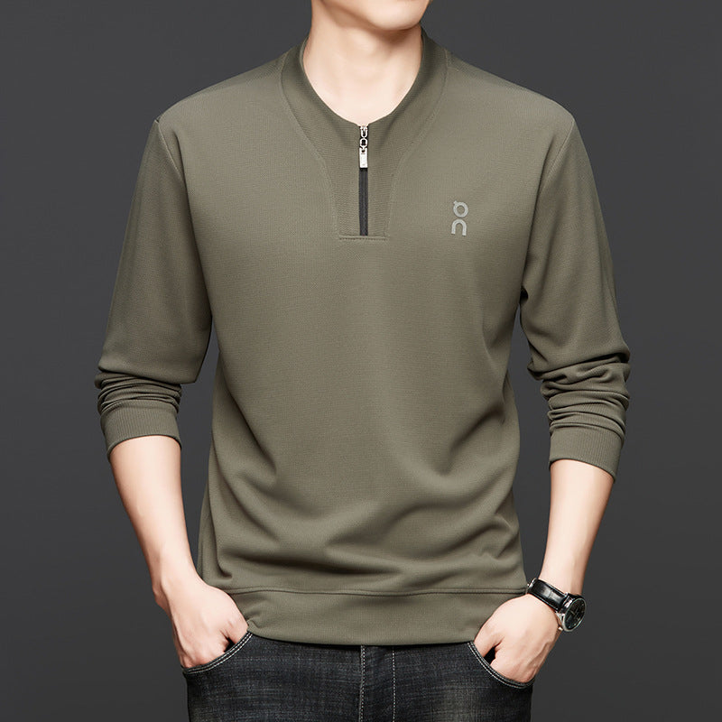 Men's Casual Fashion Long Sleeve Half Zip Sweatshirt(you352)