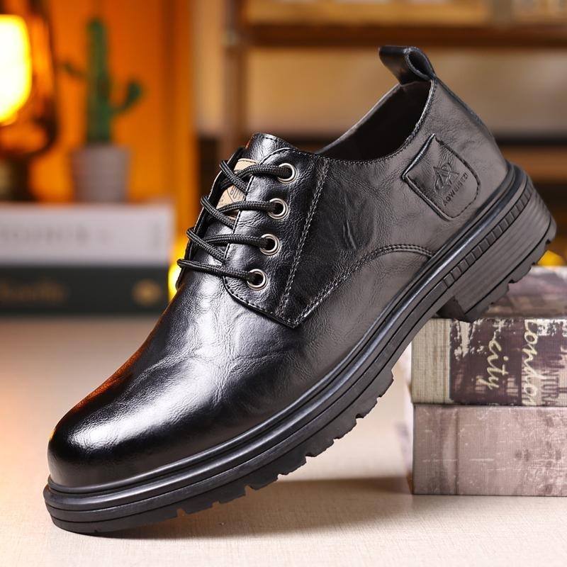 cow119-Men's autumn business casual leather shoes