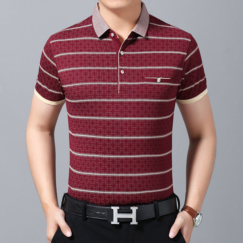 de803-Summer Men's Fashion Casual Short Sleeve T-shirt
