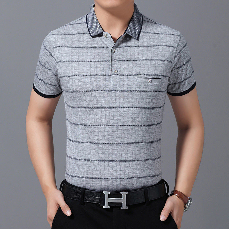 de803-Summer Men's Fashion Casual Short Sleeve T-shirt