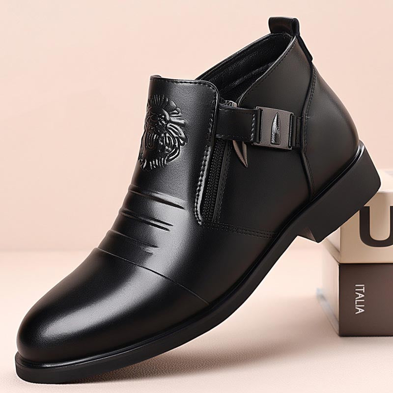 Men's business casual high top leather shoes(cm287)