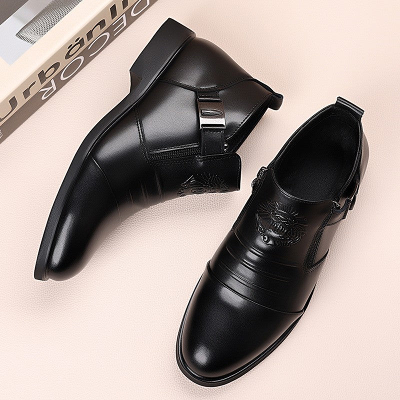 Men's business casual high top leather shoes(cm287)