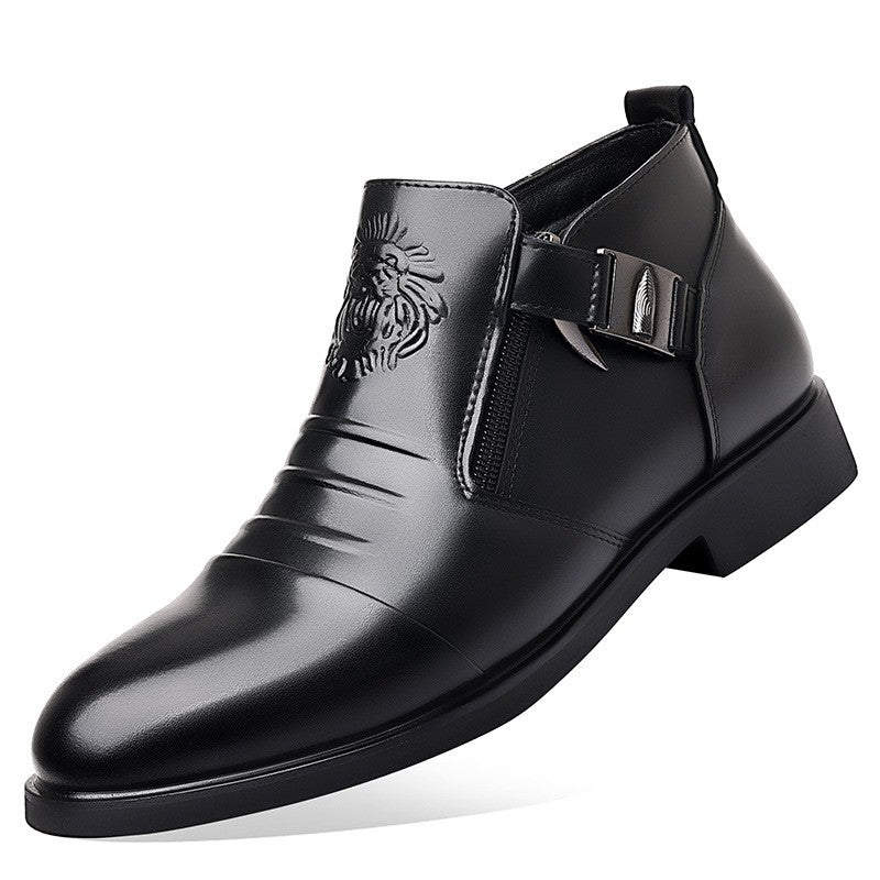 Men's business casual high top leather shoes(px287)