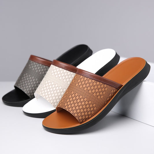 Men's simple, stylish and versatile breathable slippers(px126)
