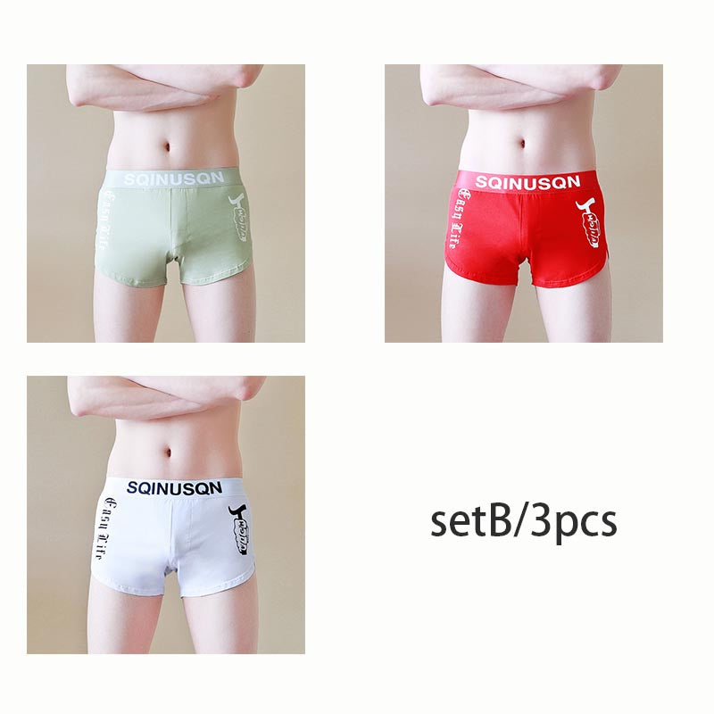 ud16-Men's Cotton Sports Boxer Briefs