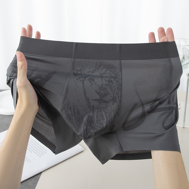 2025 Men's ice silk breathable quick-drying boxer briefs(cm299)